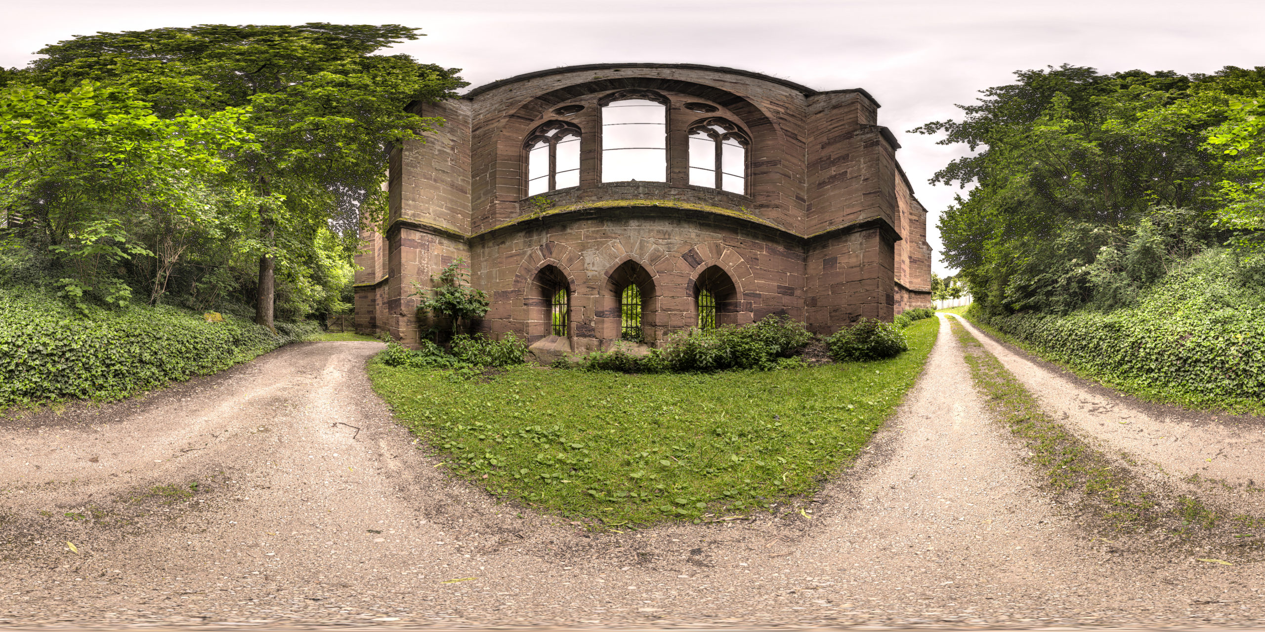 HDRI-Skies-Monastery-Ruins-Gnadenberg-Berg-Bei-Neumarkt