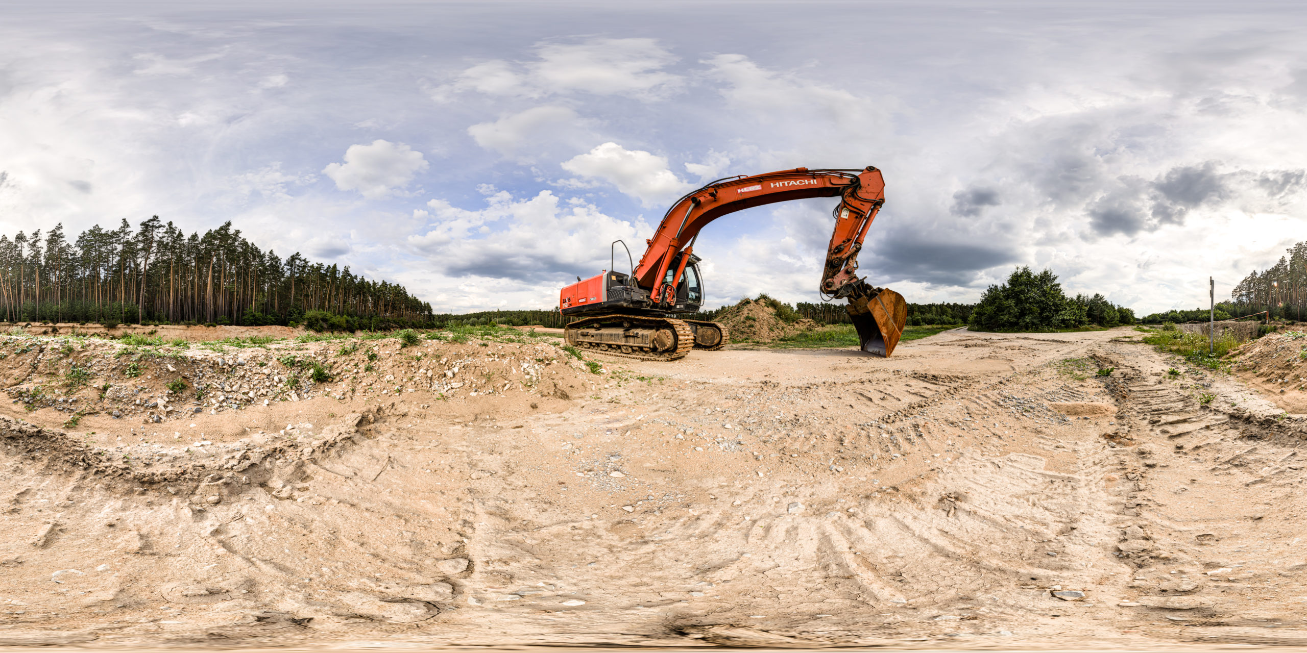 HDRI-Skies-Sand-Pit-Excavator-Roth